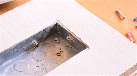 electrical back box repair clip|repair broken electrical outlet box.